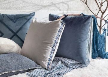 Yataş Mollie Dekoratif Kırlent (45x45) - Taş