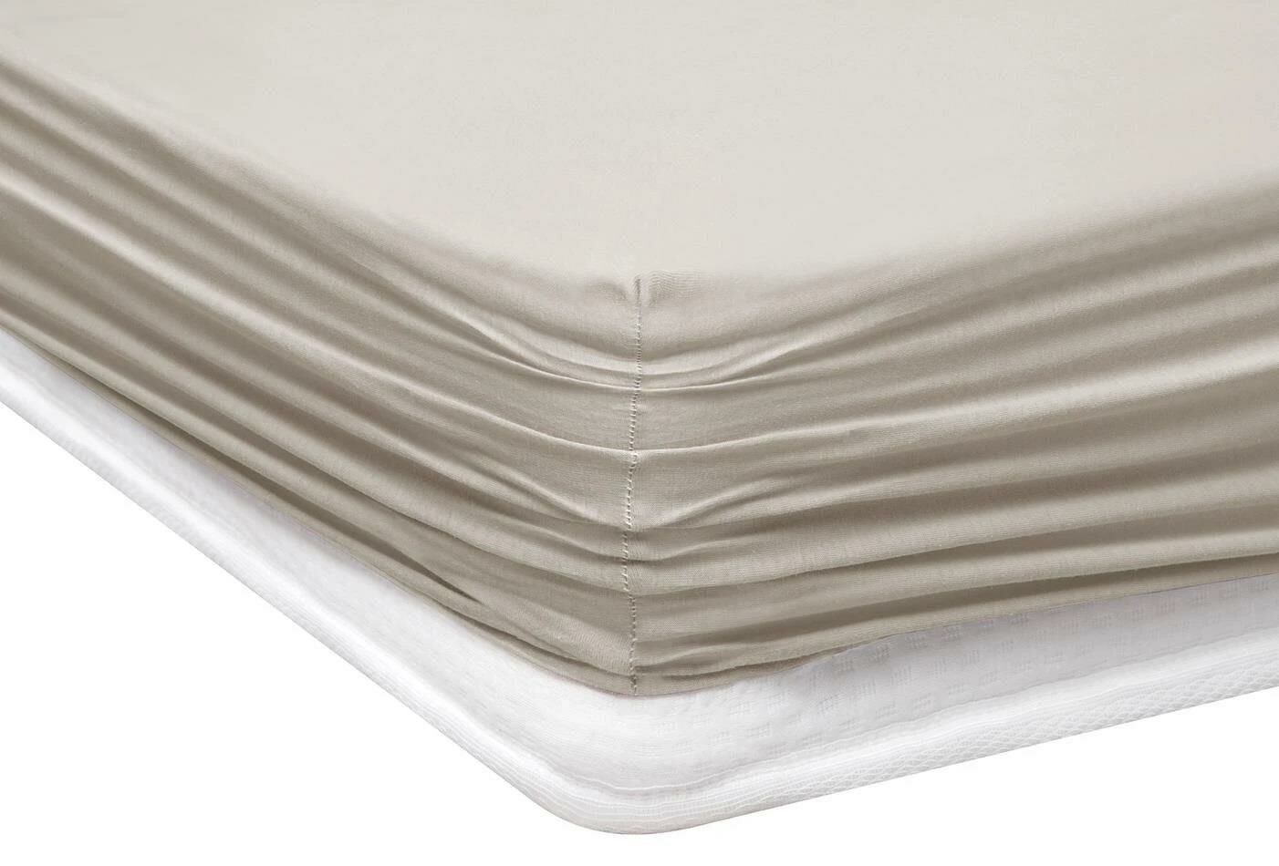 Yataş Bedding Tek Kişilik Lupa Soft Lastili Çarşaf Bej 120x200x35