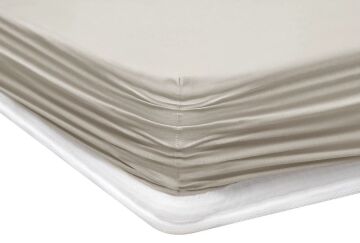Yataş Bedding Tek Kişilik Lupa Soft Lastili Çarşaf Bej 120x200x35