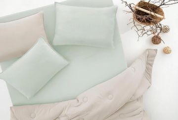 Yataş Bedding Tek Kişilik XL Lupa Soft Lastili Çarşaf Adaçayı 120x200x35