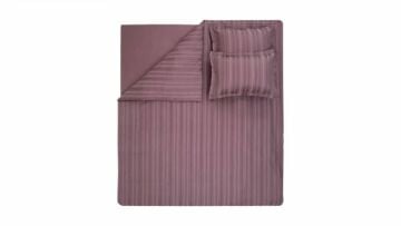 Yataş Bedding Çift Kişilik Shelly Bambu Saten Nevresim Takımı - Mürdüm