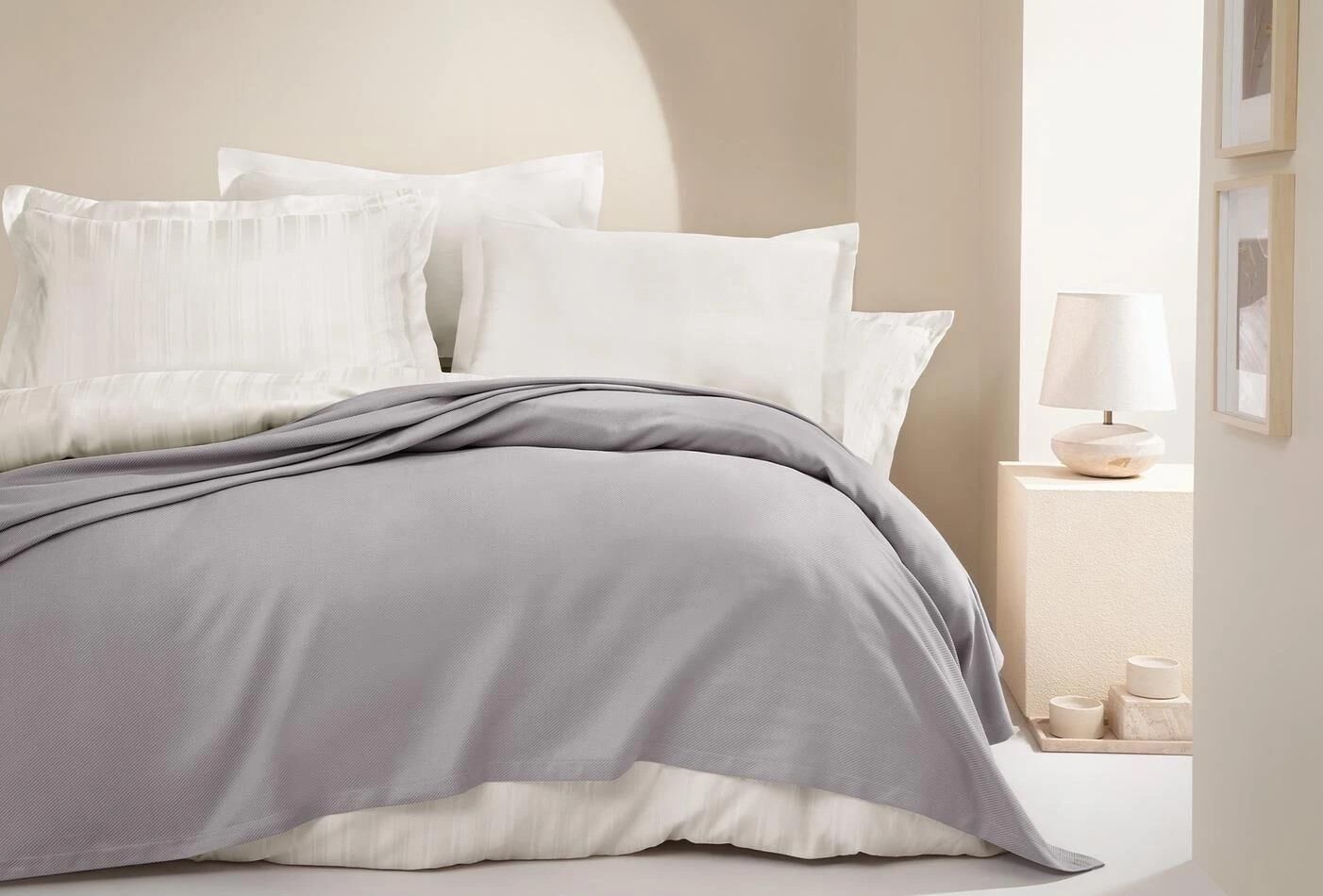 Yataş Bedding Tek Kişilik Anders Bambu Pike - Gri