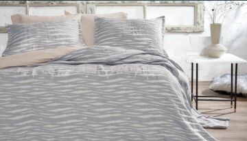 Yataş Bedding Çift Kişilik Joelle Yatak Örtüsü Seti - Gri