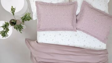 Yataş Bedding Çift Kişilik Ramona Bambu Pike Takımı - Mürdüm