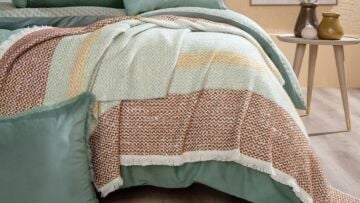 Yataş Bedding Rowena Koltuk Şalı - Adaçayı/Kiremit