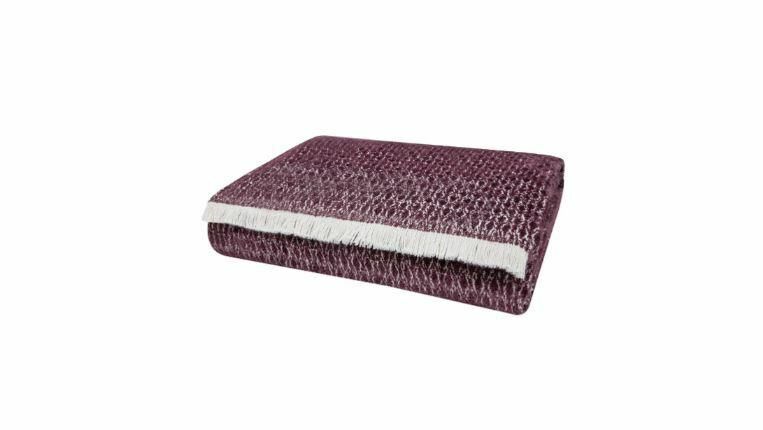 Yataş Bedding Pinnata Koltuk Şalı - Mürdüm