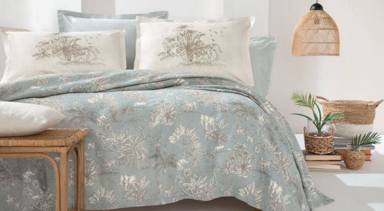 Yataş Bedding Çift Kişilik Aster Pike Takımı - Adaçayı