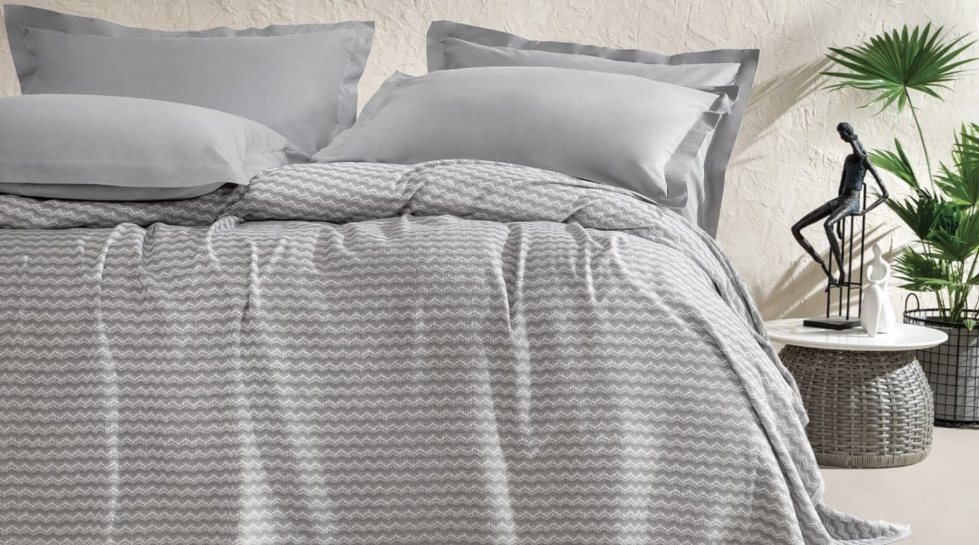 Yataş Bedding Tek Kişilik Gwen Pike Takımı - Gri