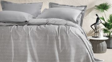 Yataş Bedding Tek Kişilik Gwen Pike Takımı - Gri