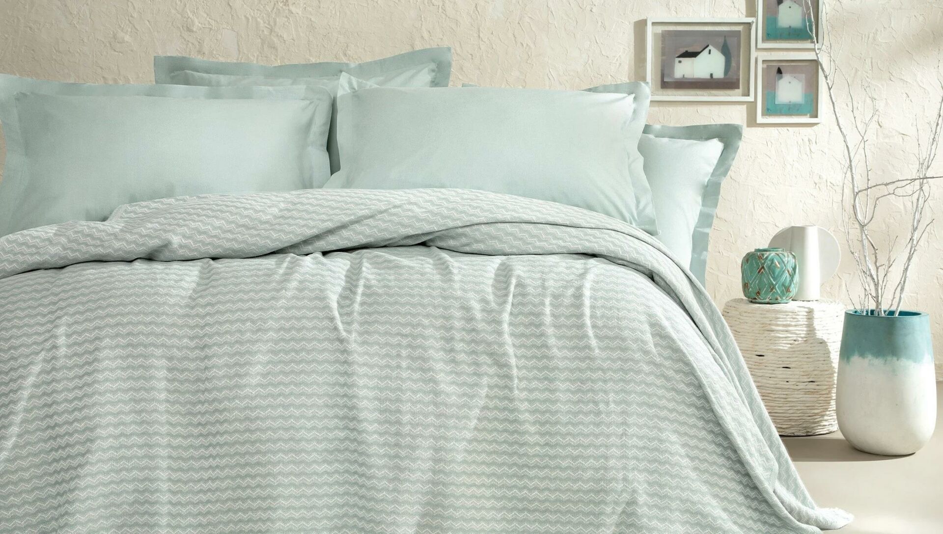 Yataş Bedding Çift Kişilik Gwen Pike Takımı - Adaçayi