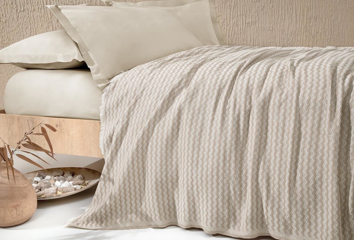 Yataş Bedding Çift Kişilik Gwen Pike Bej