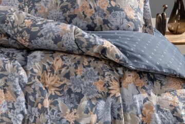 Yataş Bedding Çift Kişilik XL Dina Saten Nevresim Takımı - Kahverengi