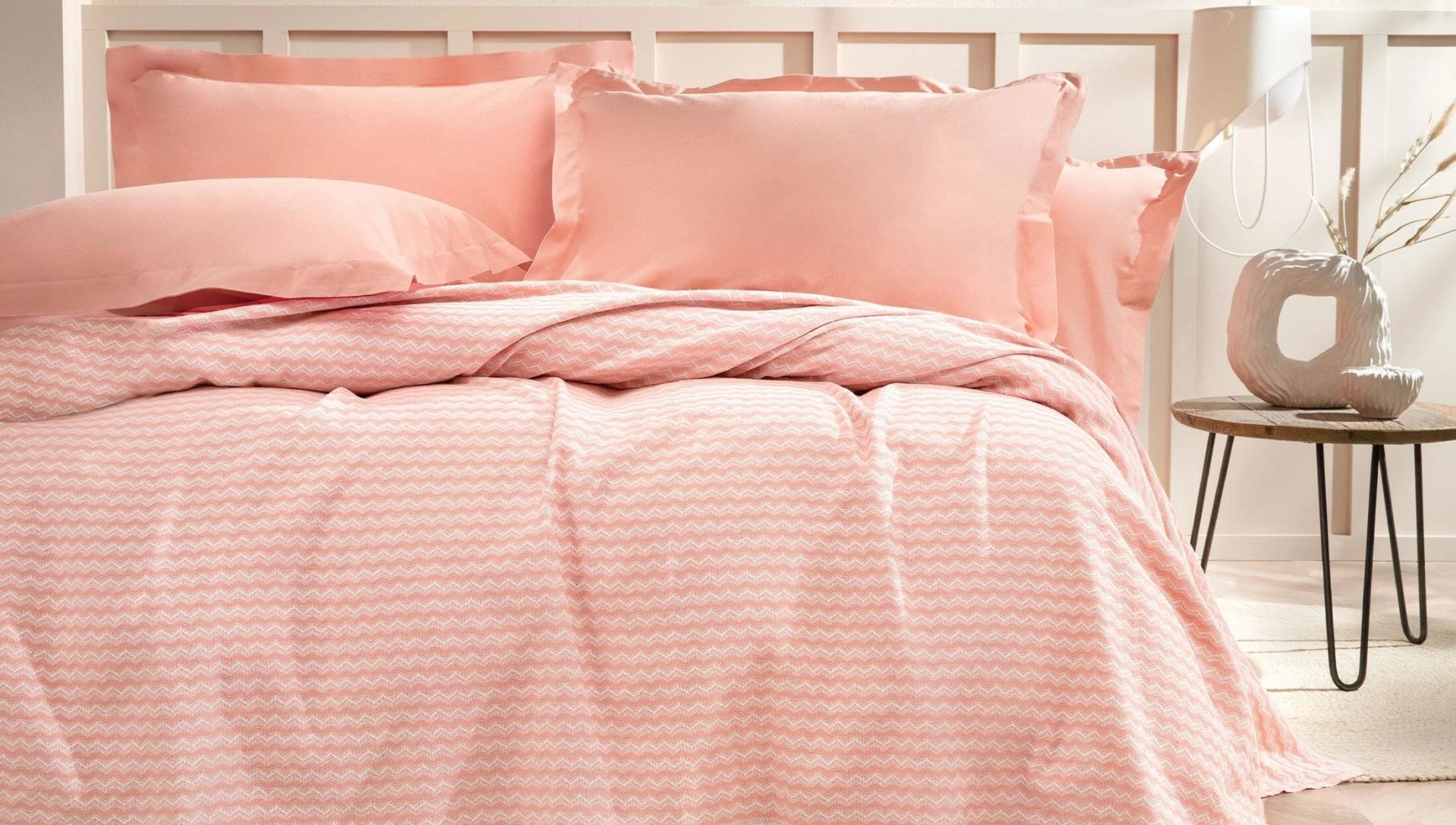 Yataş Bedding Çift Kişilik Gwen Pike Terracotta