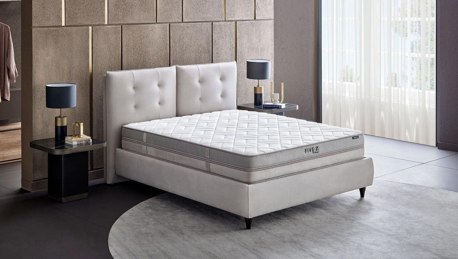 Yataş Bedding 090x190 Five-Z Fit Sleep Pocket Yaylı Yatak