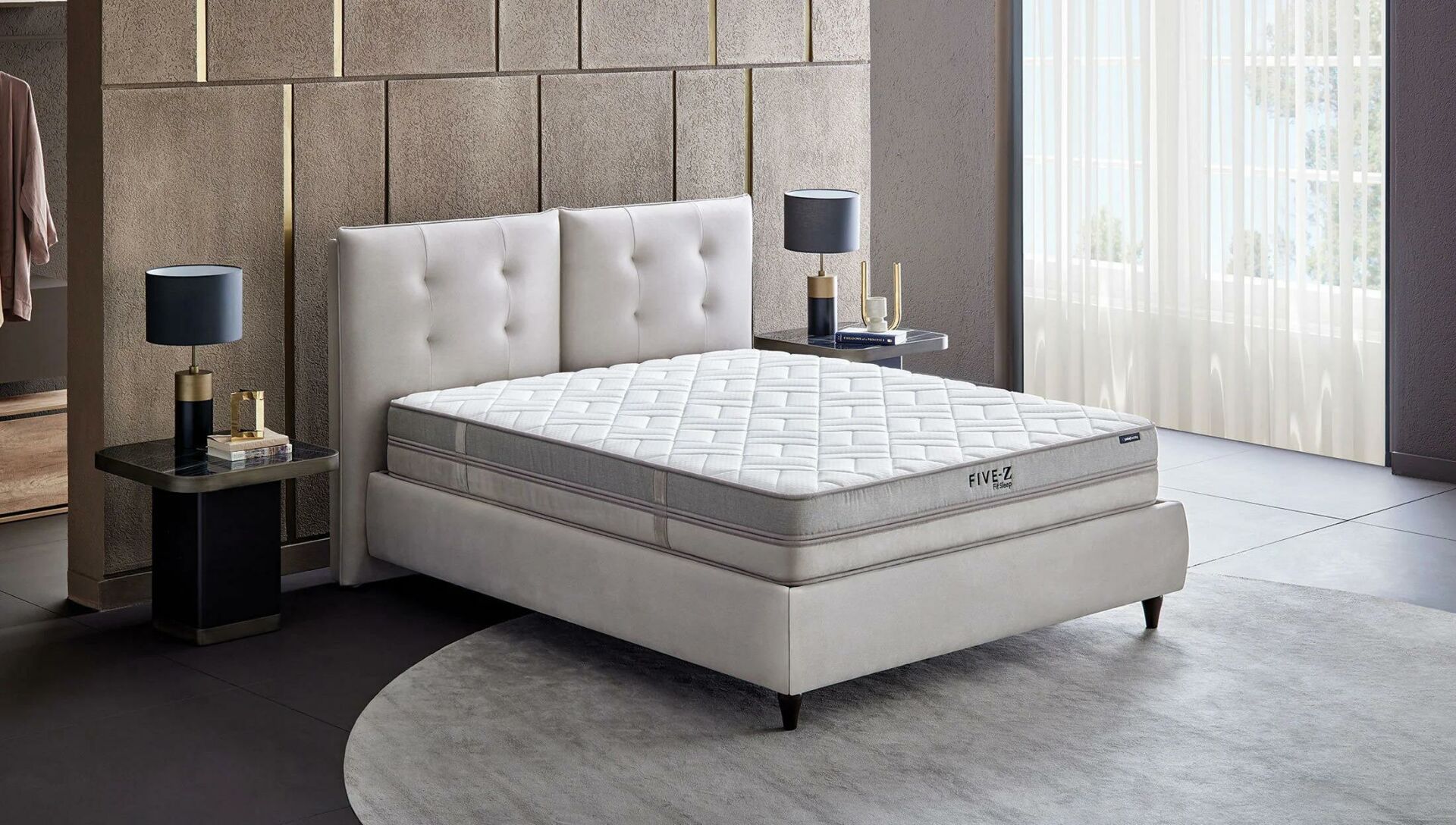 Yataş Bedding 090x200 Five-Z Fit Sleep Pocket Yaylı Yatak