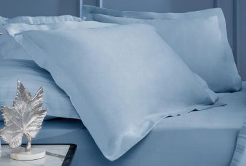 Yataş Bedding 200x200x36 Çift Kişilik XlMaisy Bambu Saten Lastikli Çarşaf - indigo