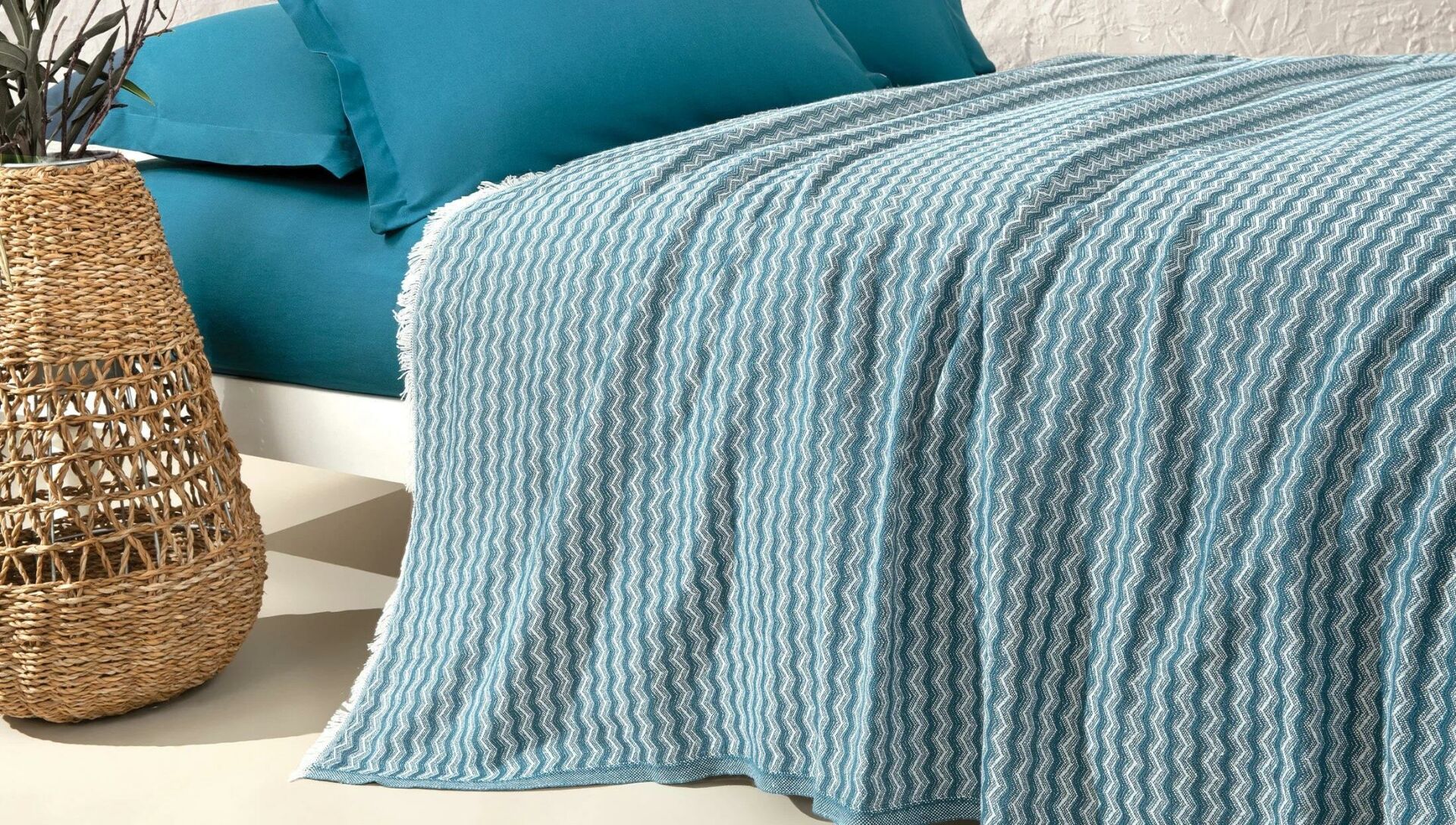 Yataş Bedding Çift Kişilik Gwen Pike Petrol