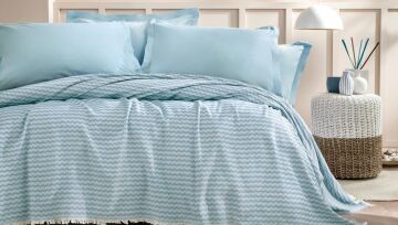 Yataş Bedding Çift Kişilik Gwen Pike BuzMavi