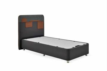 Yataş Bedding Mona Başlık 100lük - 23301 Siyah Beyaz (Üst) - 21710 Gri (Alt) - 21704 Taba (Cep)