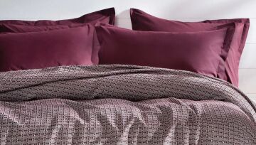 Yataş Bedding Marita Pike Takımı Bordo