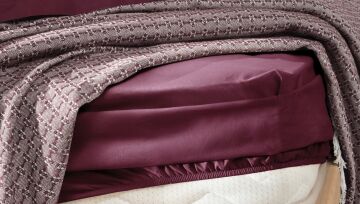 Yataş Bedding Marita Pike Takımı Bordo