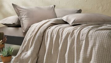 Yataş Bedding Tek Kişilik Marita Pike Takımı Bej