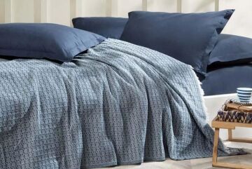 Yataş Bedding Çift Kişilik Marita Pike - Lacivert