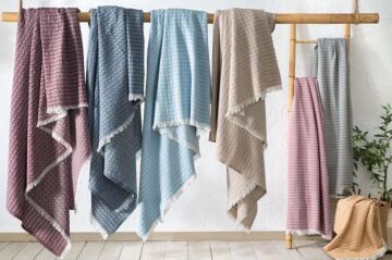 Yataş Bedding Çift Kişilik Marita Pike - Lacivert