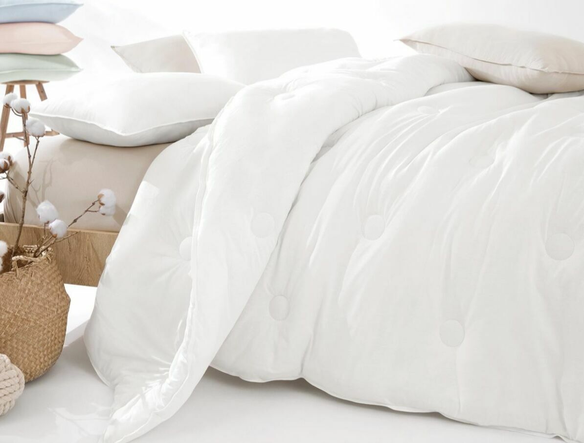 Yataş Bedding Tek Kişilik Lupa Soft Penye Yorgan 300 gr/m2 (155x215) - Beyaz