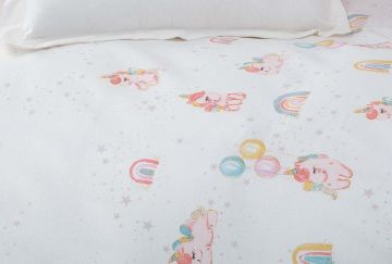 Yataş Bedding Bebek Rnf Nevresim Takımı - Unicorn
