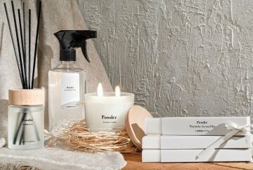 Powder Kokulu 2 Fitilli Mum - 270 gr