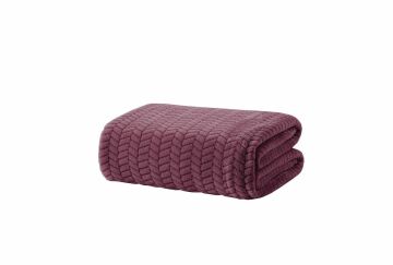 Yataş Bedding Tek Kişilik Joy Wellsoft Battaniye - Vişne