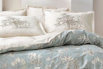 Çift Kişilik XL Aster Rnf Nevresim Takımı - Adaçayı