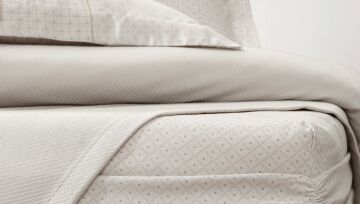 Çift Kişilik Mauro Bambu Pike Takımı - Bej