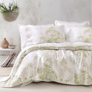 Yataş Bedding Çift Kişilik Lindsay Tencel Pike Takımı Ekru
