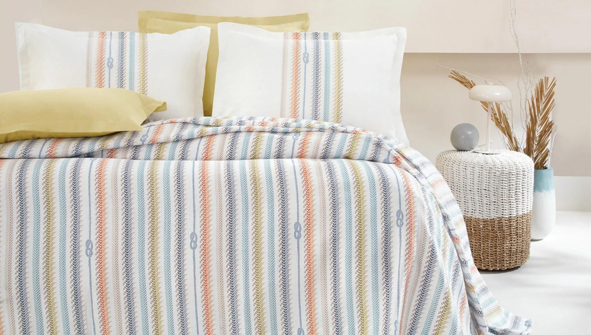 Yataş Bedding Tek Kişilik Benıto Pike Takımı Yağ Yeşili