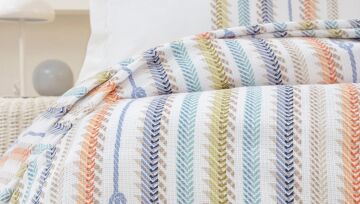 Yataş Bedding Tek Kişilik Benıto Pike Takımı Yağ Yeşili