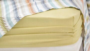 Yataş Bedding Tek Kişilik Benıto Pike Takımı Yağ Yeşili