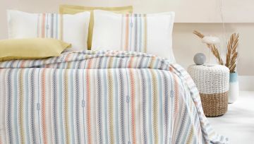 Yataş Bedding Çift Kişilik Benıto Pike Takımı Yağ Yeşili