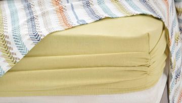 Yataş Bedding Çift Kişilik Benıto Pike Takımı Yağ Yeşili