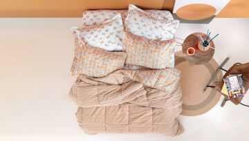 Yataş Bedding Tek Kisilik Aleta Triola Set - Somon