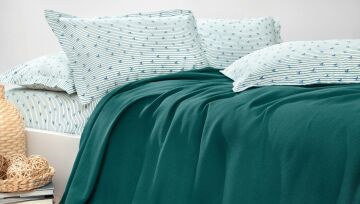 Yataş Bedding Tek Kişilik Wal Pike Takımı Zümrüt Yeşili