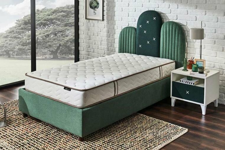 Yataş Bedding Cactüs Başlık 090'lık - 23201 Açık Yeşil - 23202 Koyu Yeşil (Orta)