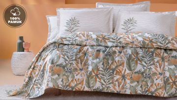 Yataş Bedding Çift Kişilik Amy Pike Takımı Turuncu