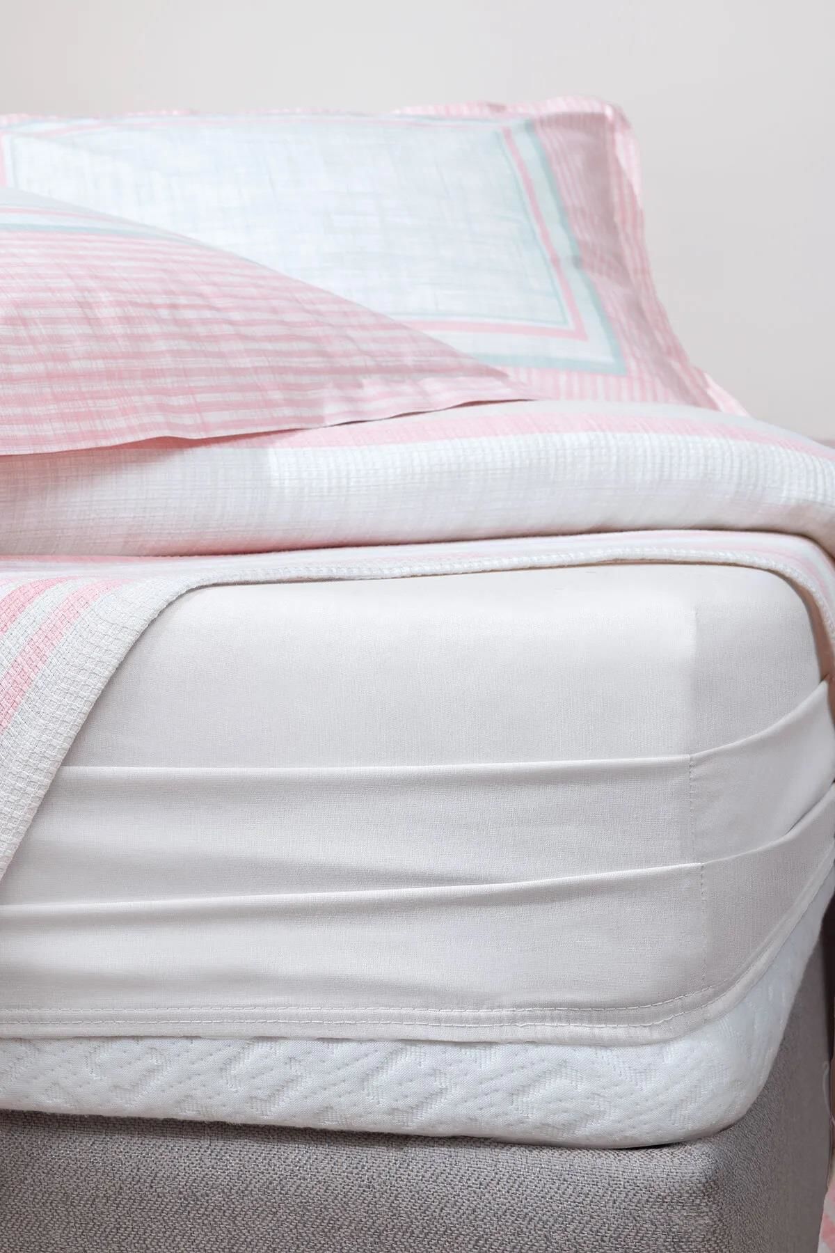 Yataş Bedding Çift Kişilik Ronıt Pike Takımı Pembe