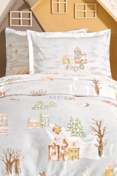 Yataş Bedding Tek kişilik Wellsoft Battaniyeli Lastikli Carsaf Seti - Morgan