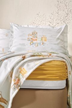 Yataş Bedding Tek kişilik Wellsoft Battaniyeli Lastikli Carsaf Seti - Morgan