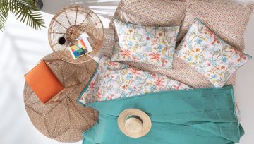 Yataş Bedding Çift Kişilik Marsel Co-Mic Yatak Örtüsü Takımı -Zümrüt Yeşili