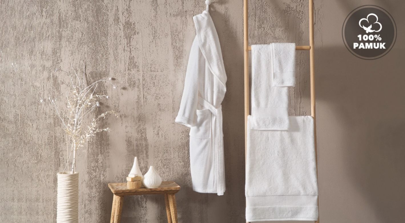 Yataş Bedding Essentials Bornoz - Ekru (M)