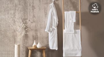 Yataş Bedding Essentials Bornoz - Ekru (M)